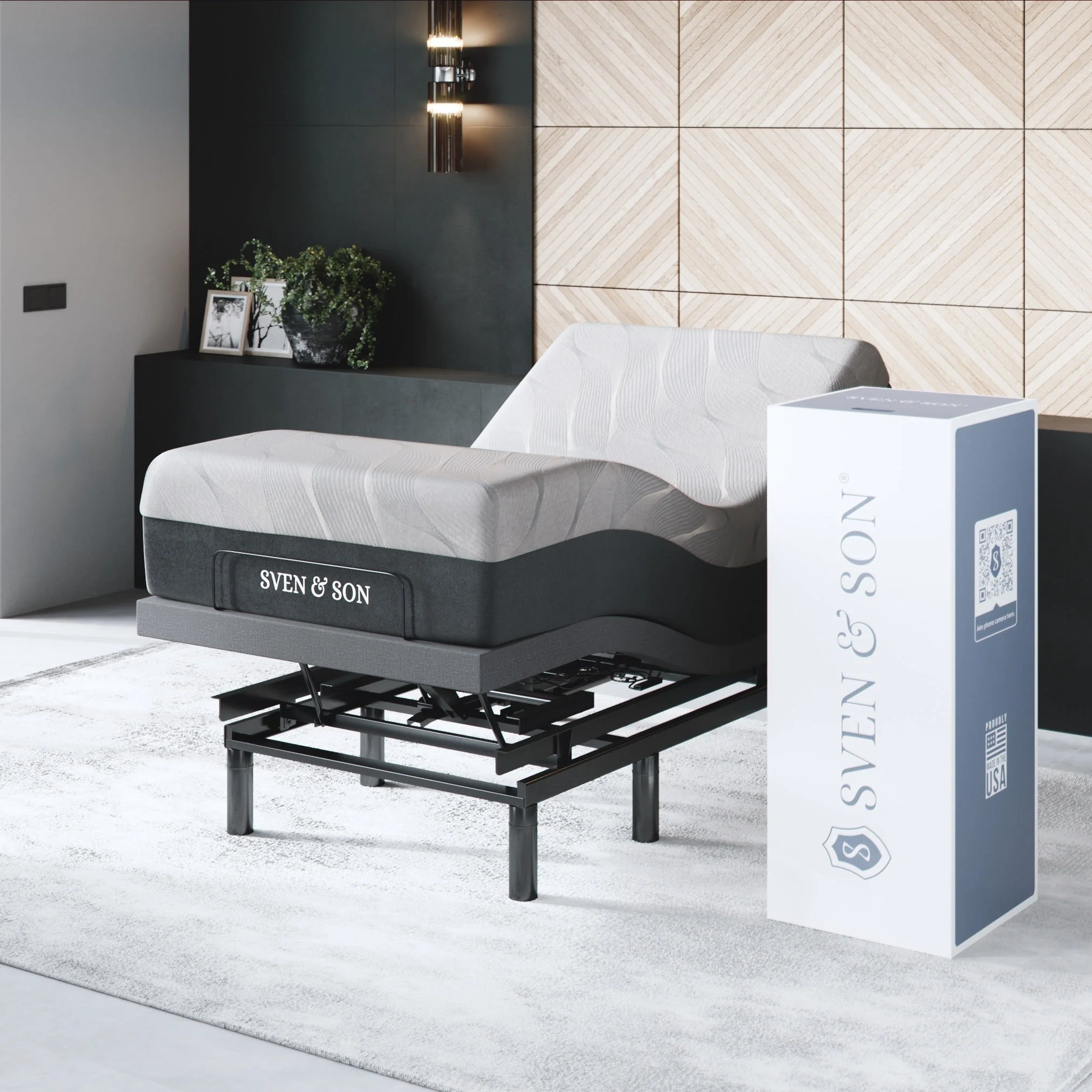 Bliss Series Adjustable Bed Frame + Choice of Mattress Bundle - Image 144