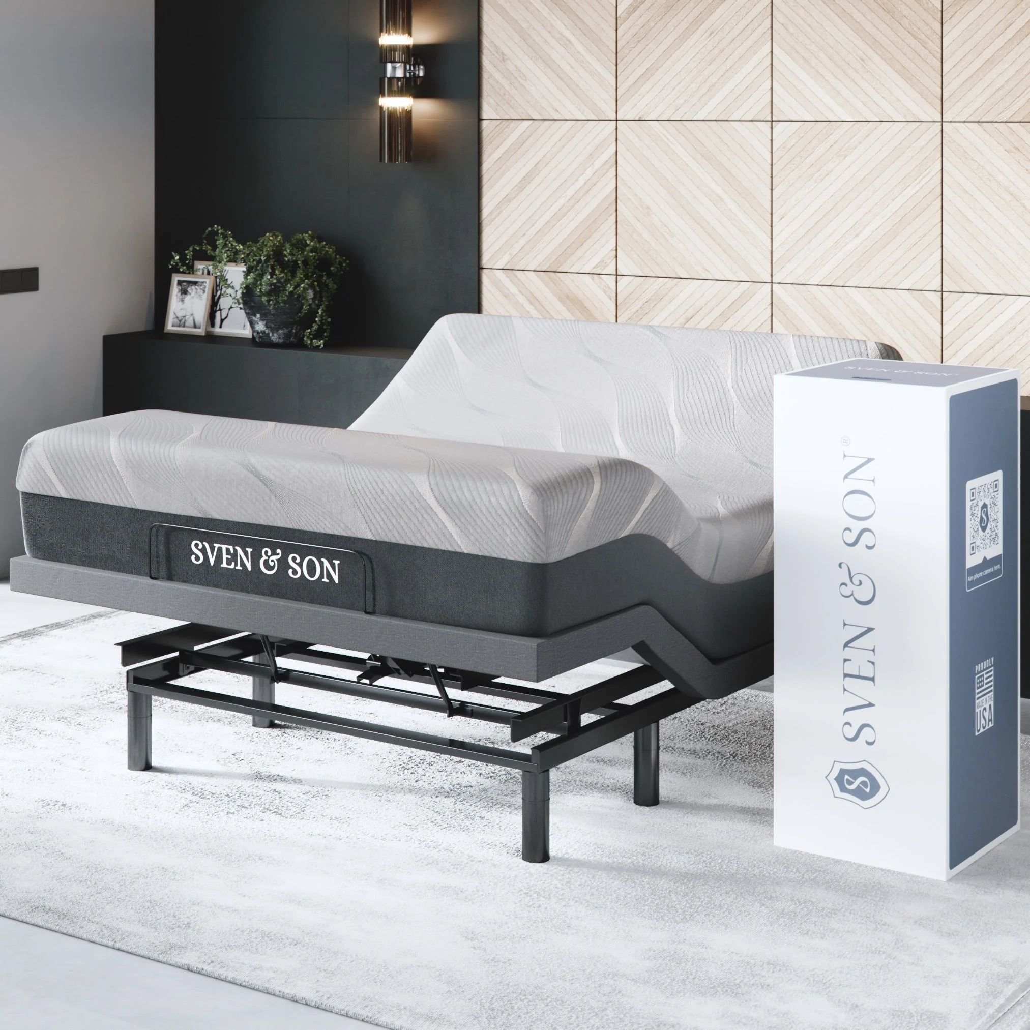 Bliss Series Adjustable Bed Frame + Choice of Mattress Bundle - Image 148