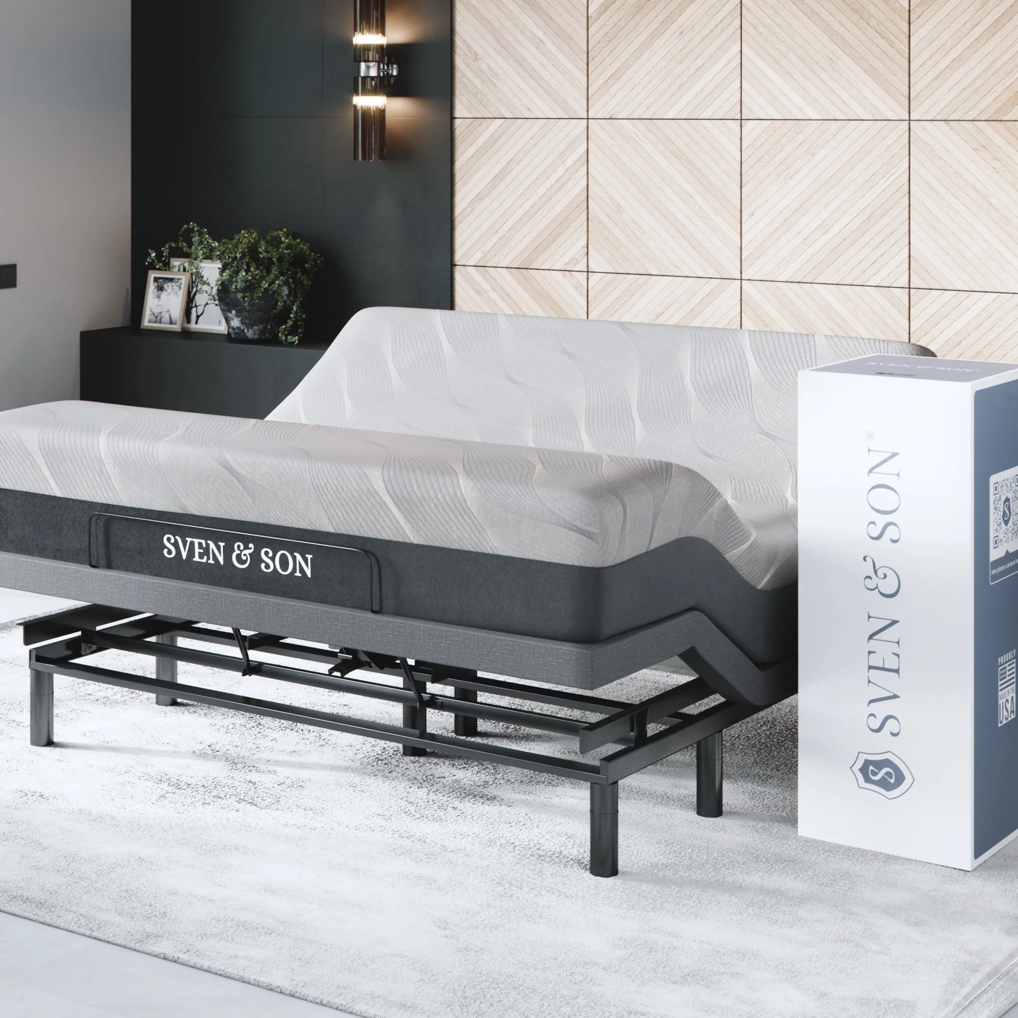 Bliss Series Adjustable Bed Frame + Choice of Mattress Bundle - Image 151