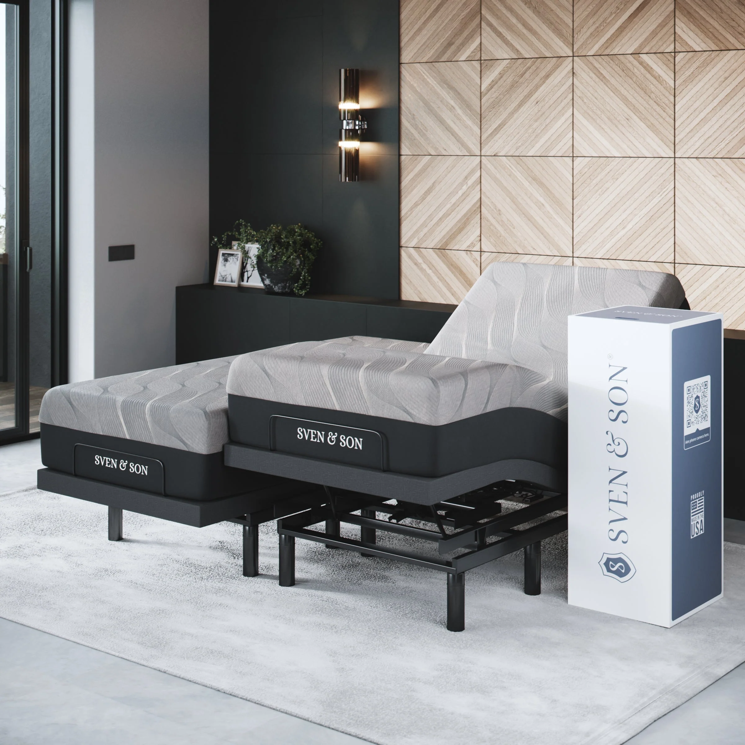 Bliss Series Adjustable Bed Frame + Choice of Mattress Bundle - Image 194