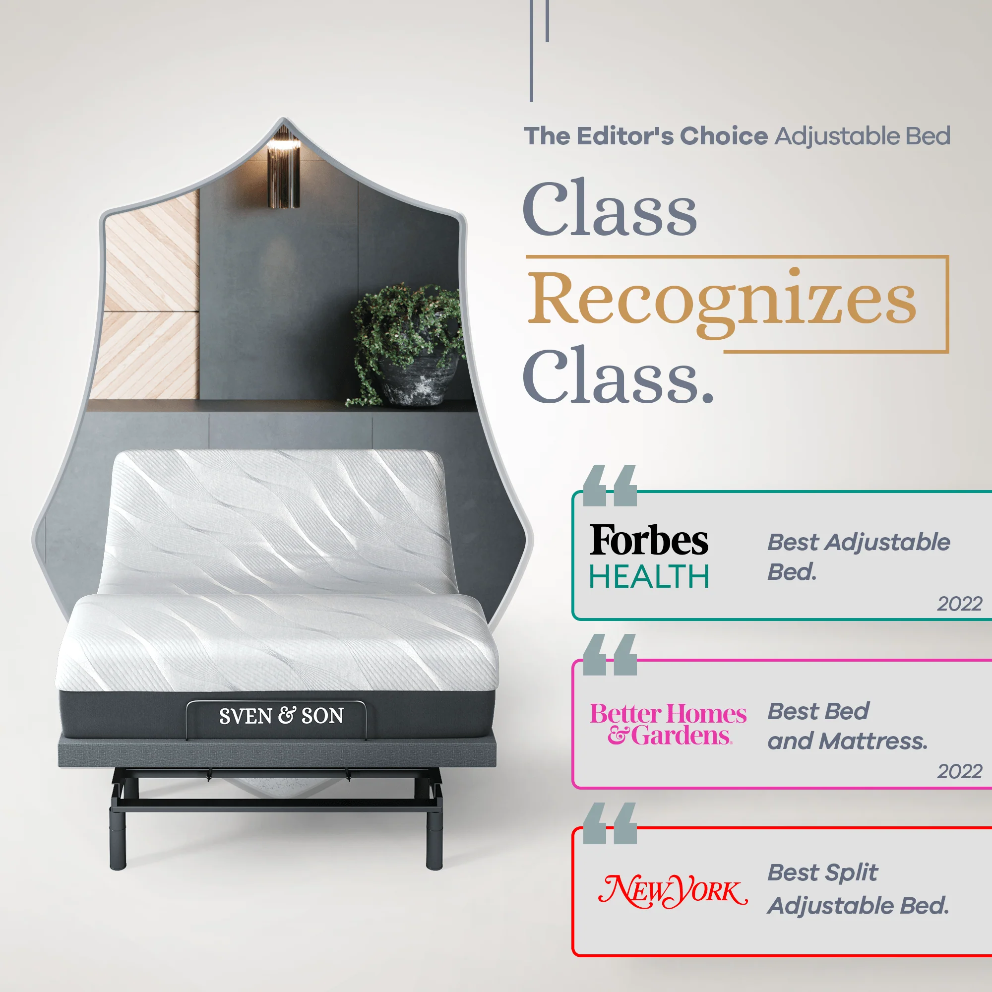 Bliss Series Adjustable Bed Frame + Choice of Mattress Bundle - Image 55