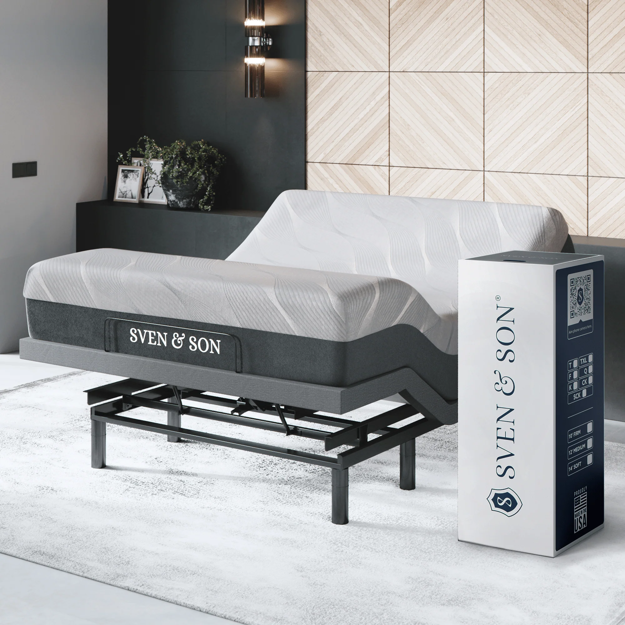 Bliss Series Adjustable Bed Frame + Choice of Mattress Bundle - Image 69