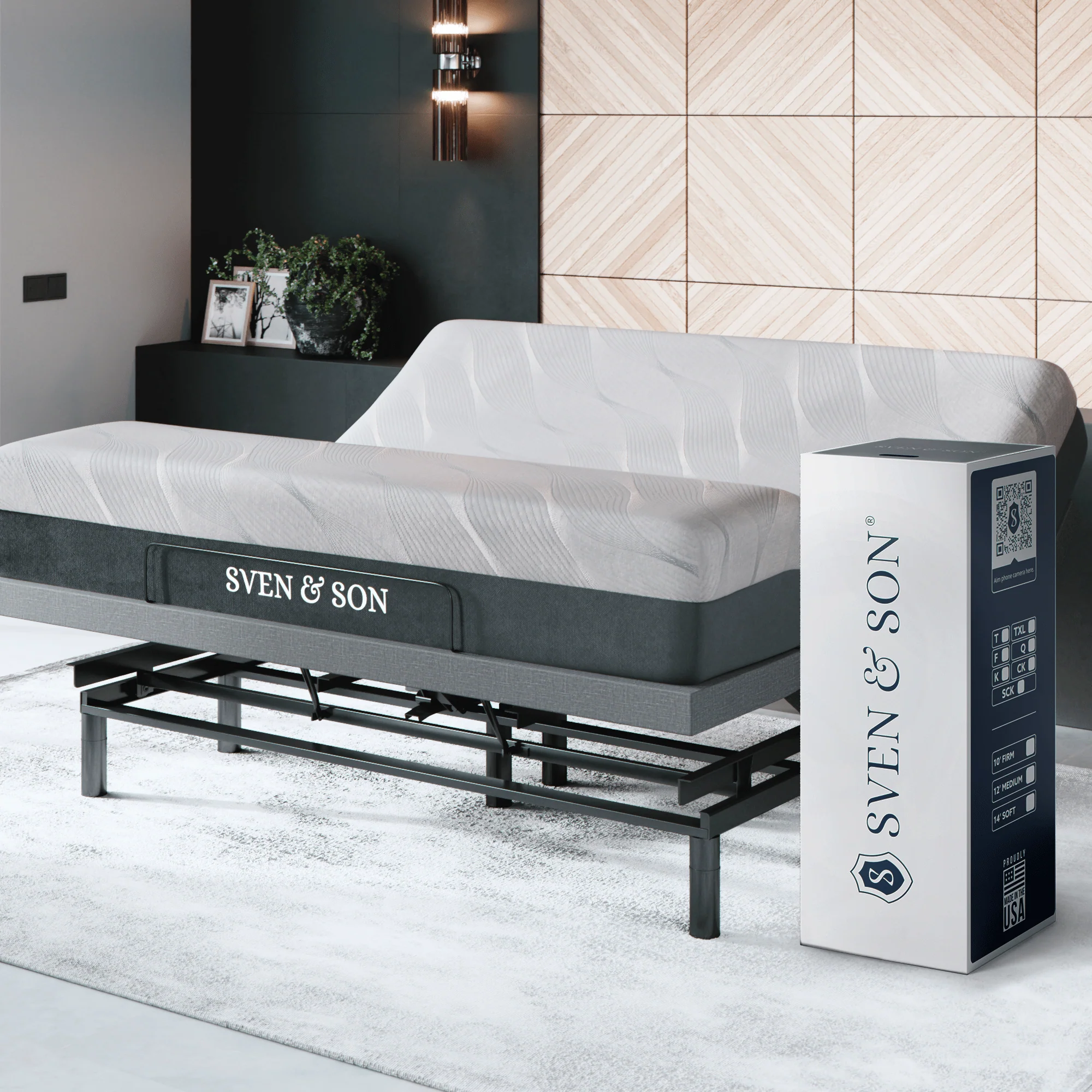Bliss Series Adjustable Bed Frame + Choice of Mattress Bundle - Image 99