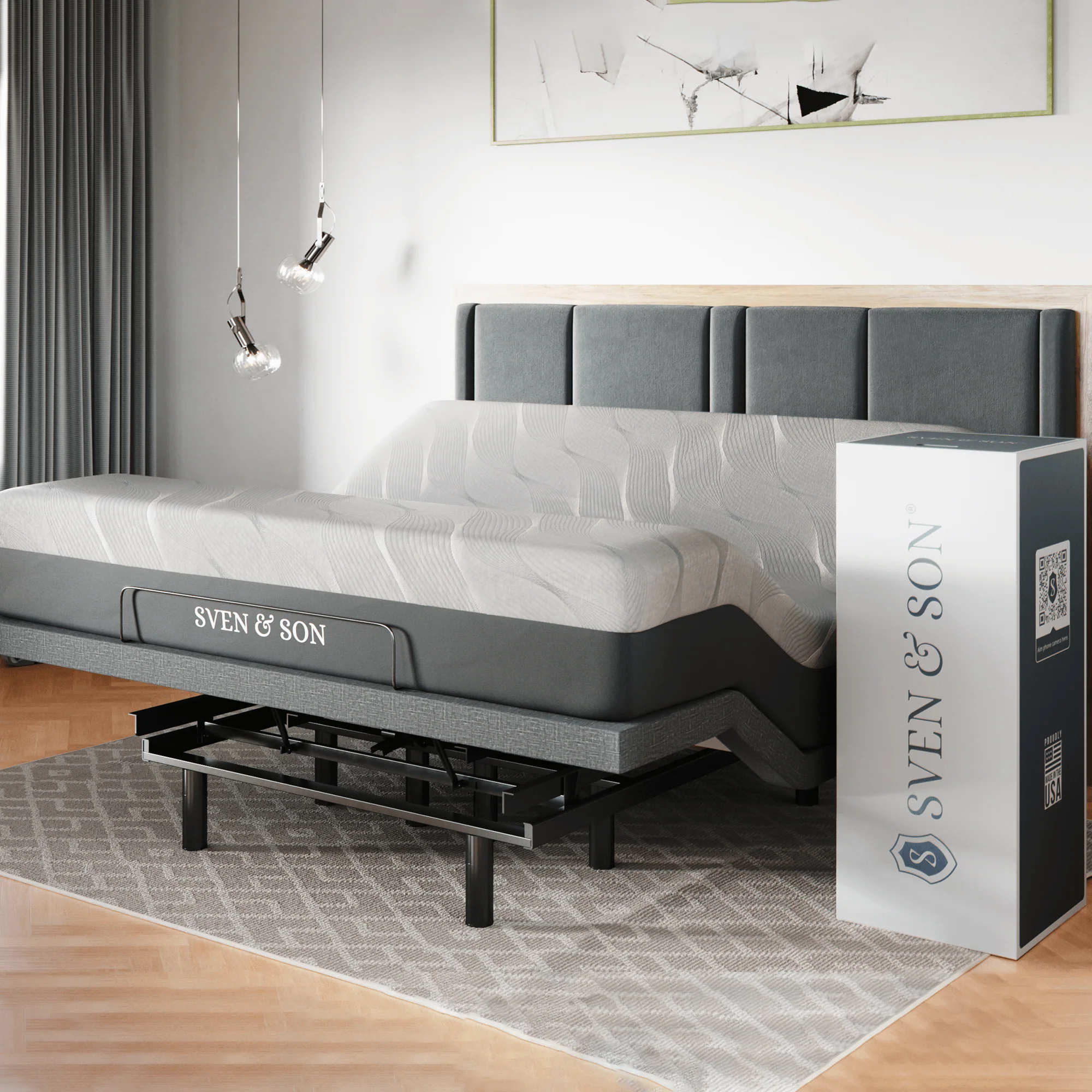 Classic Series Adjustable Bed Frame + Choice of Mattress Bundle - Image 106