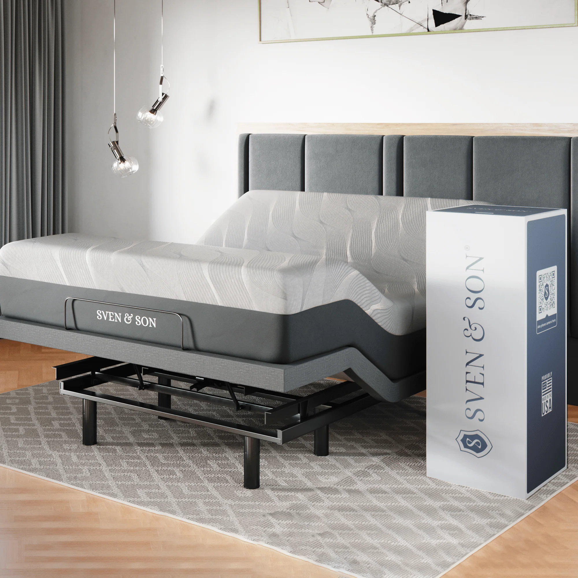 Classic Series Adjustable Bed Frame + Choice of Mattress Bundle - Image 120