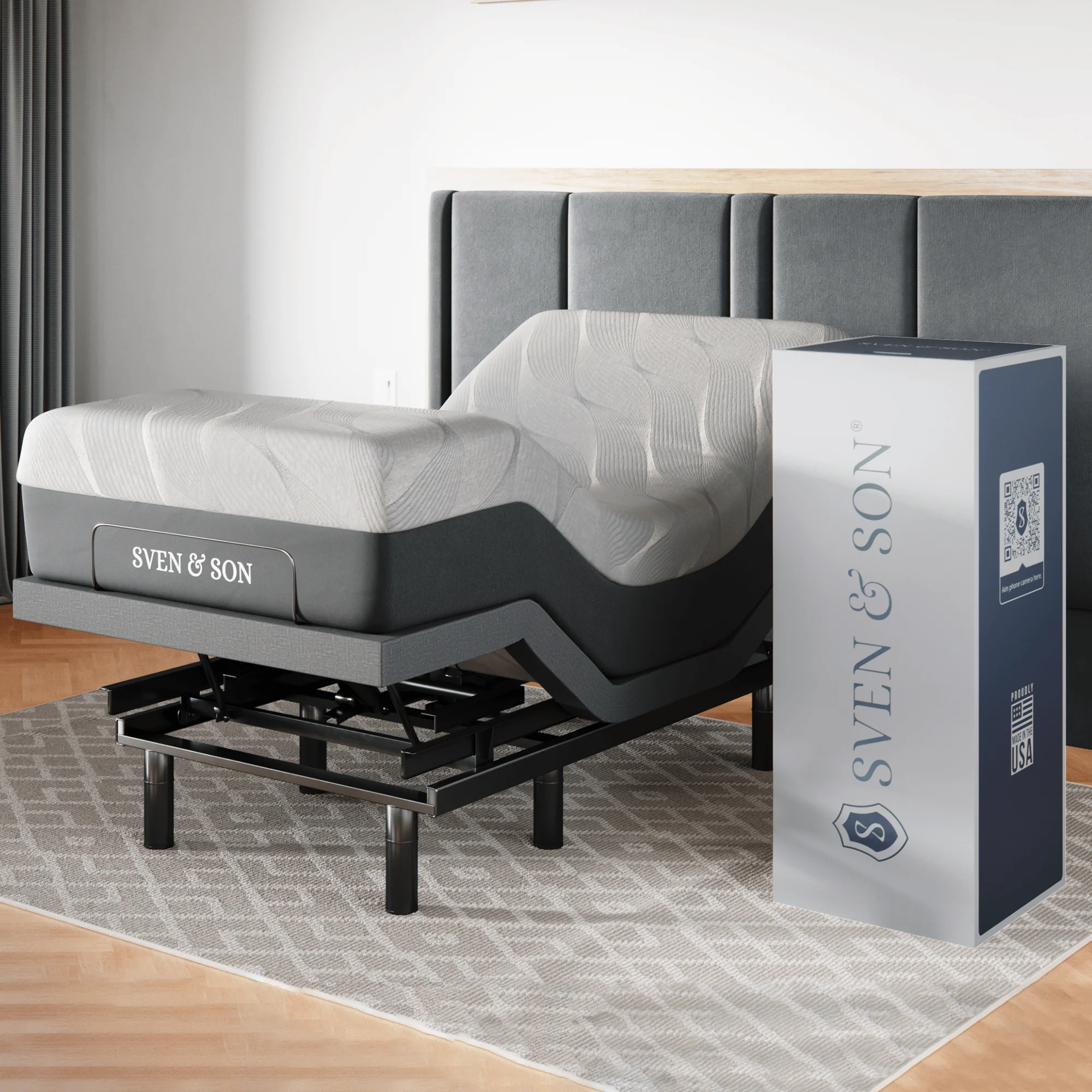 Classic Series Adjustable Bed Frame + Choice of Mattress Bundle - Image 149