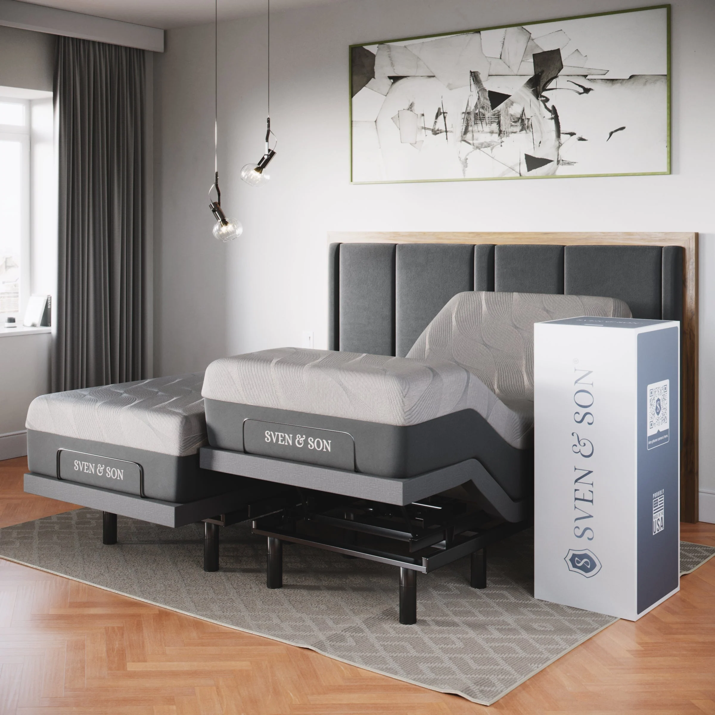 Classic Series Adjustable Bed Frame + Choice of Mattress Bundle - Image 159