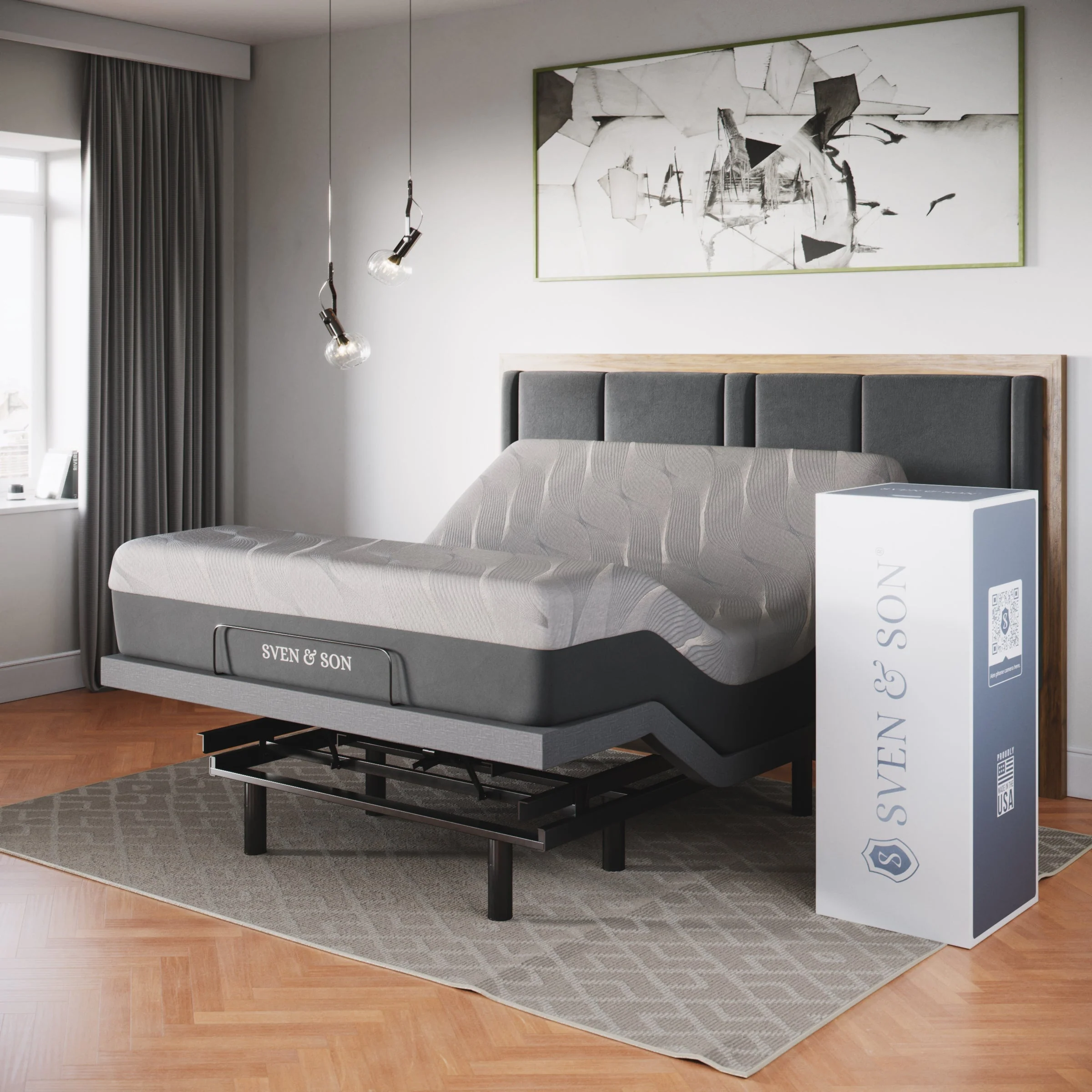 Classic Series Adjustable Bed Frame + Choice of Mattress Bundle - Image 164