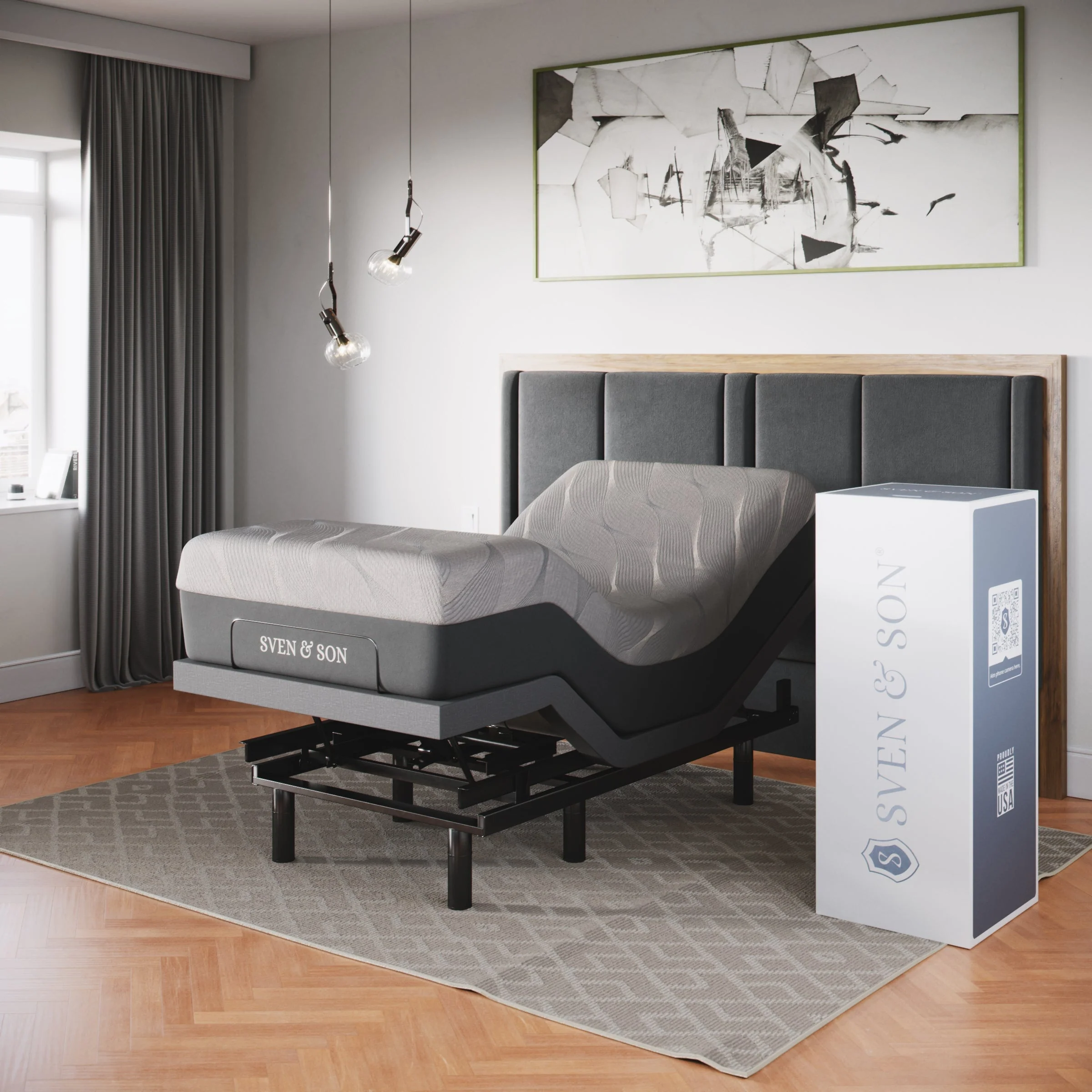 Classic Series Adjustable Bed Frame + Choice of Mattress Bundle - Image 167