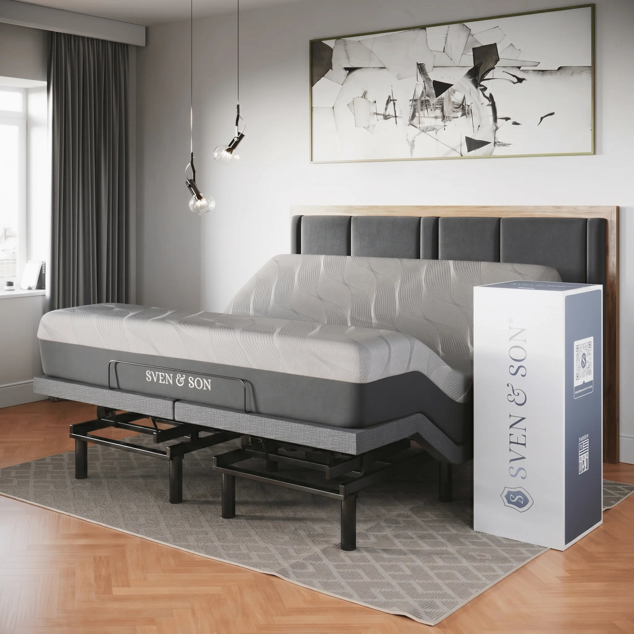 Classic Series Adjustable Bed Frame + Choice of Mattress Bundle - Image 216