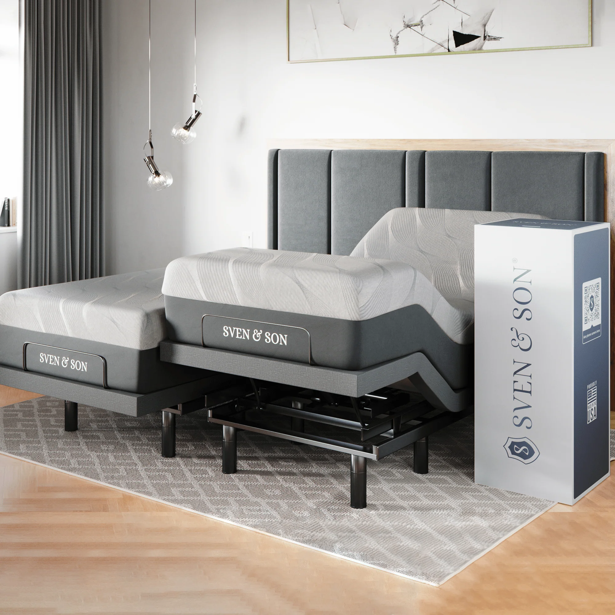 Classic Series Adjustable Bed Frame + Choice of Mattress Bundle - Image 85