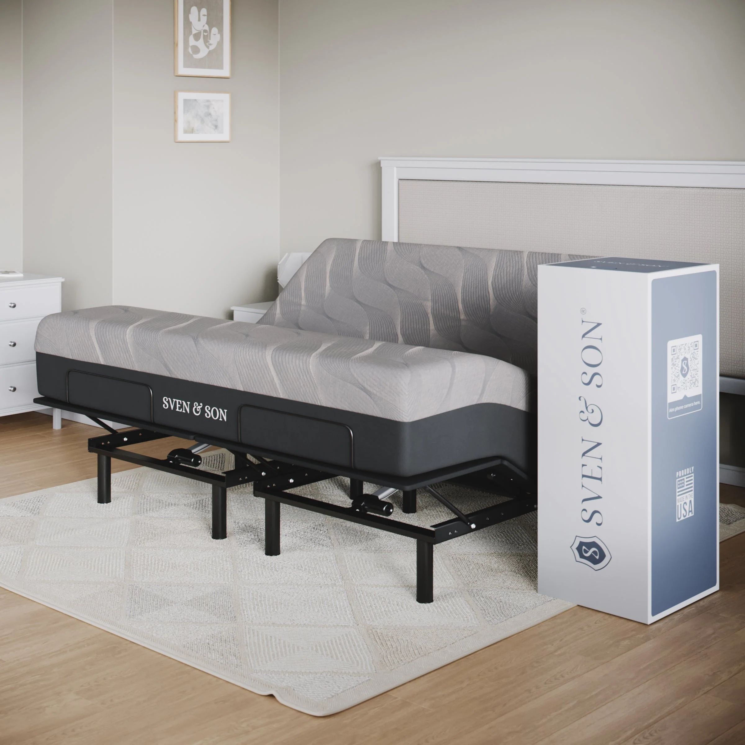 Essential Series Adjustable Bed Frame + Choice of Mattress Bundle - Image 173