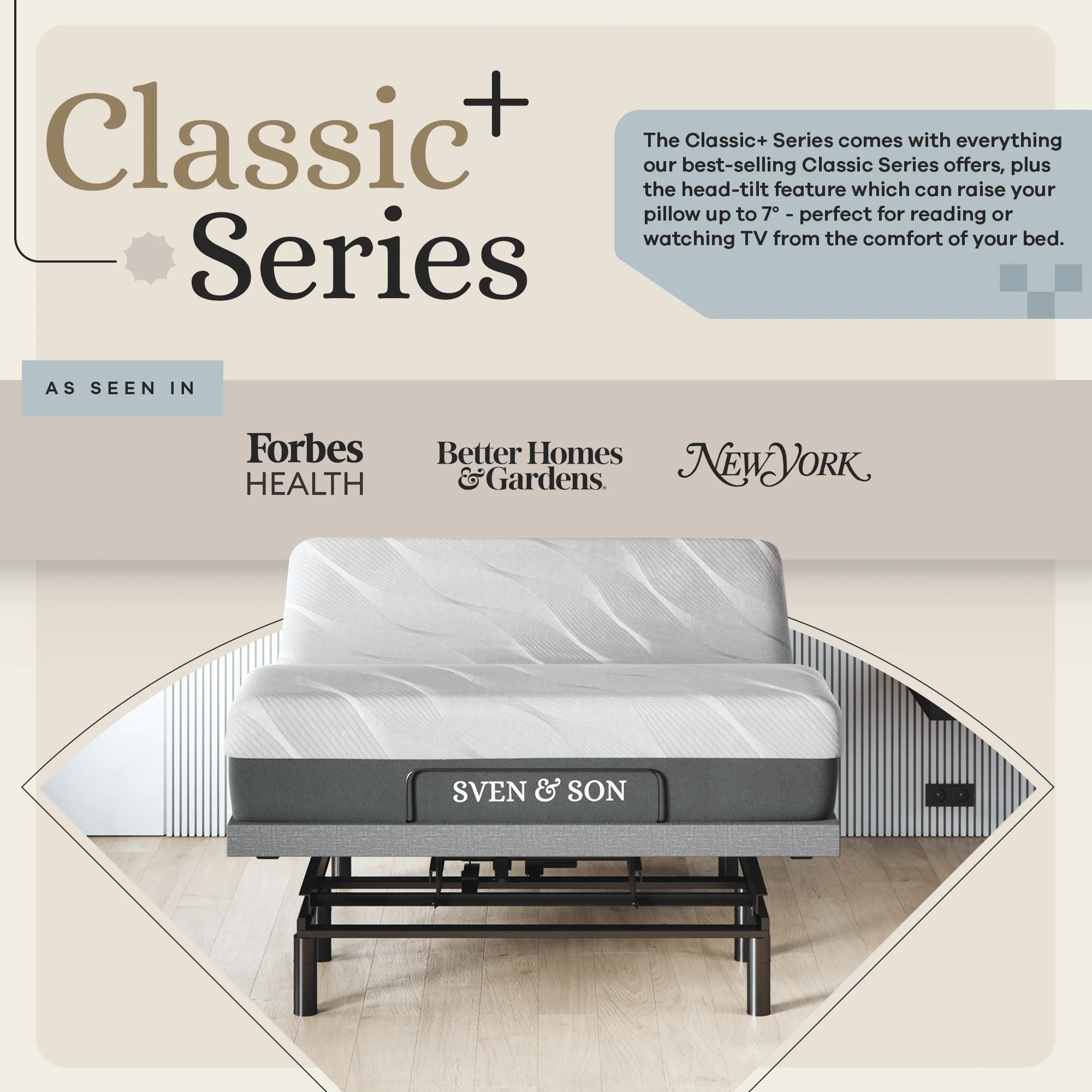 Harmony Series Adjustable Bed Frame + Choice of Mattress Bundle - Image 128