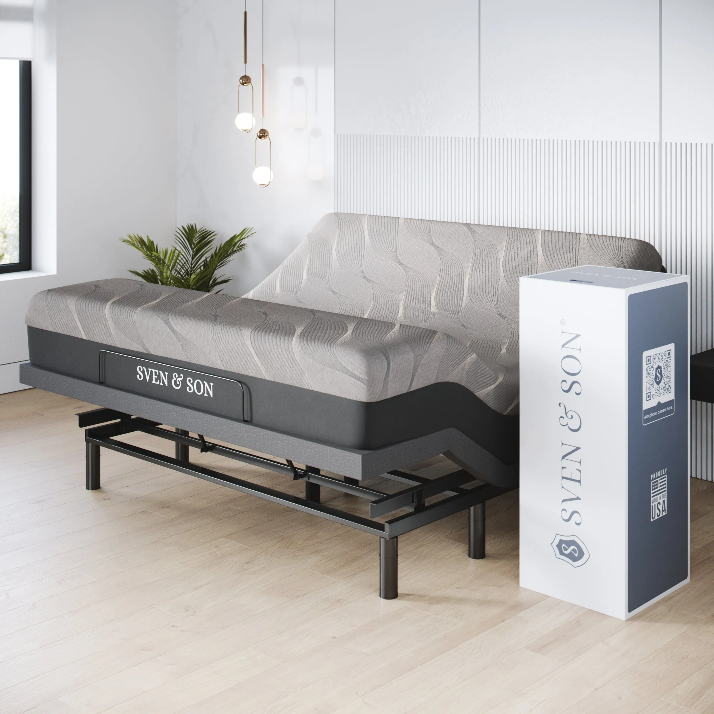 Harmony Series Adjustable Bed Frame + Choice of Mattress Bundle - Image 176