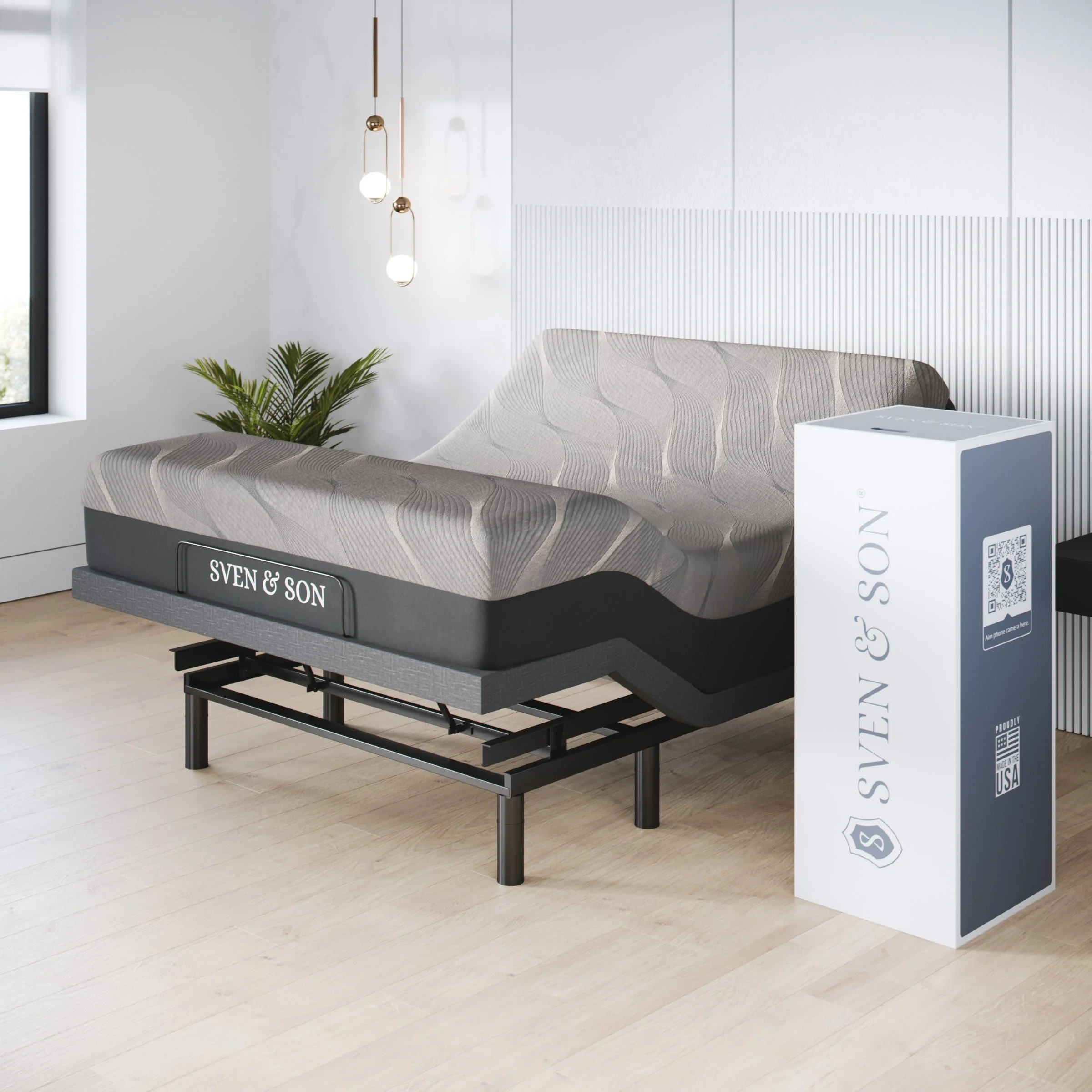 Harmony Series Adjustable Bed Frame + Choice of Mattress Bundle - Image 180