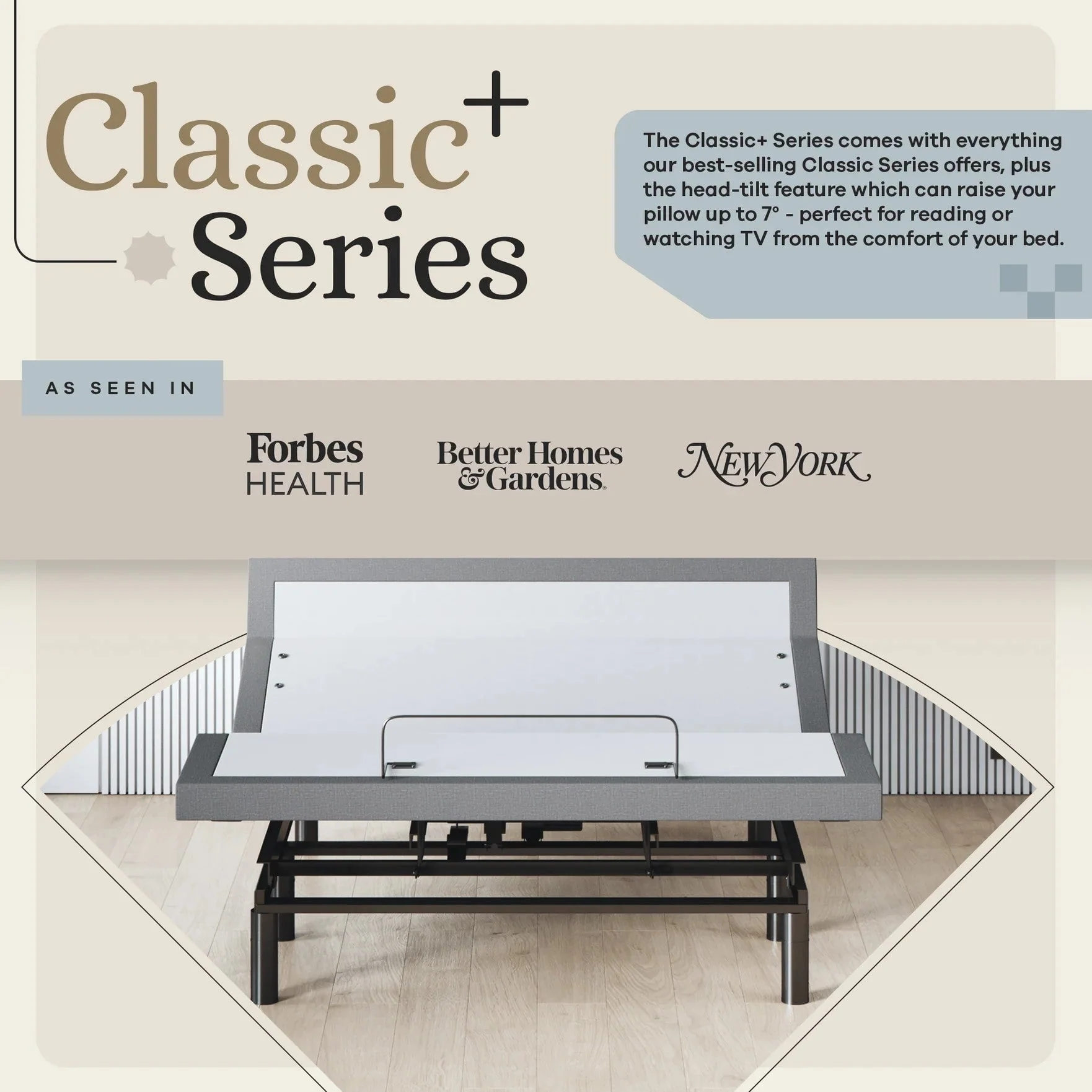 Harmony Series Adjustable Bed Frame + Choice of Mattress Bundle - Image 187