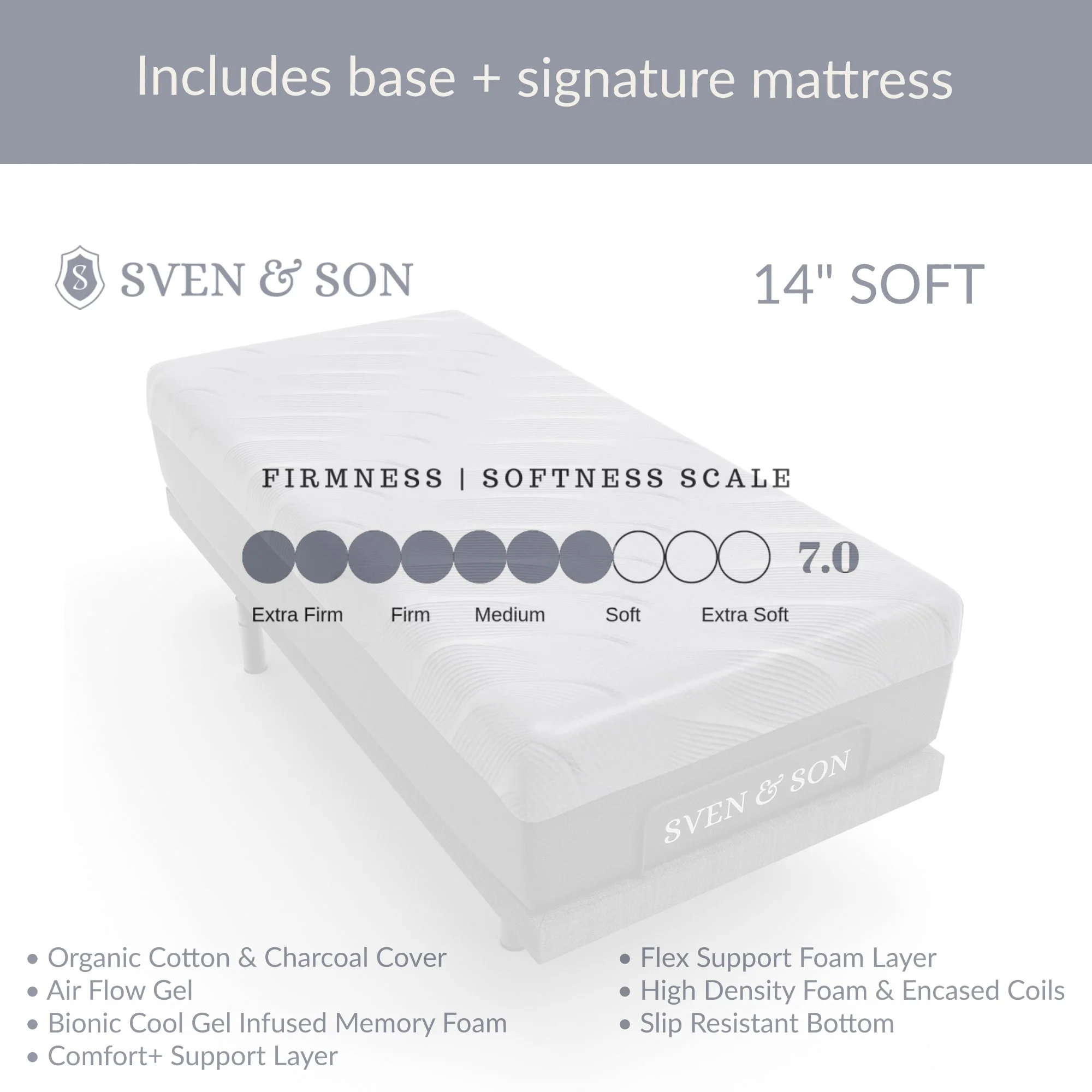Harmony Series Adjustable Bed Frame + Choice of Mattress Bundle - Image 53