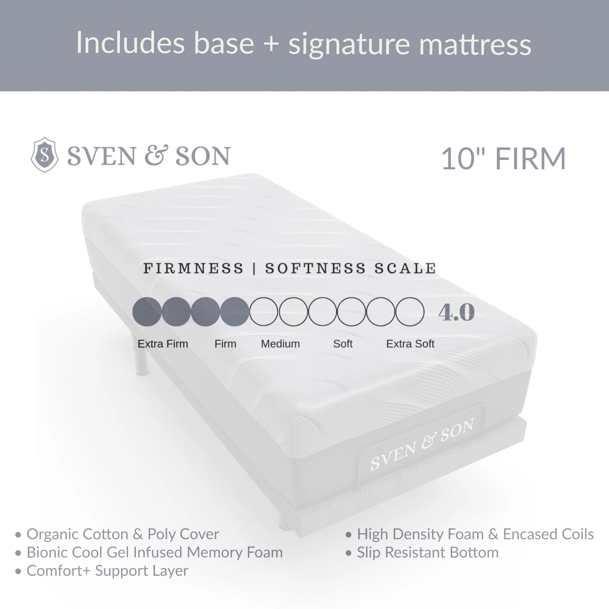 Harmony Series Adjustable Bed Frame + Choice of Mattress Bundle - Image 57