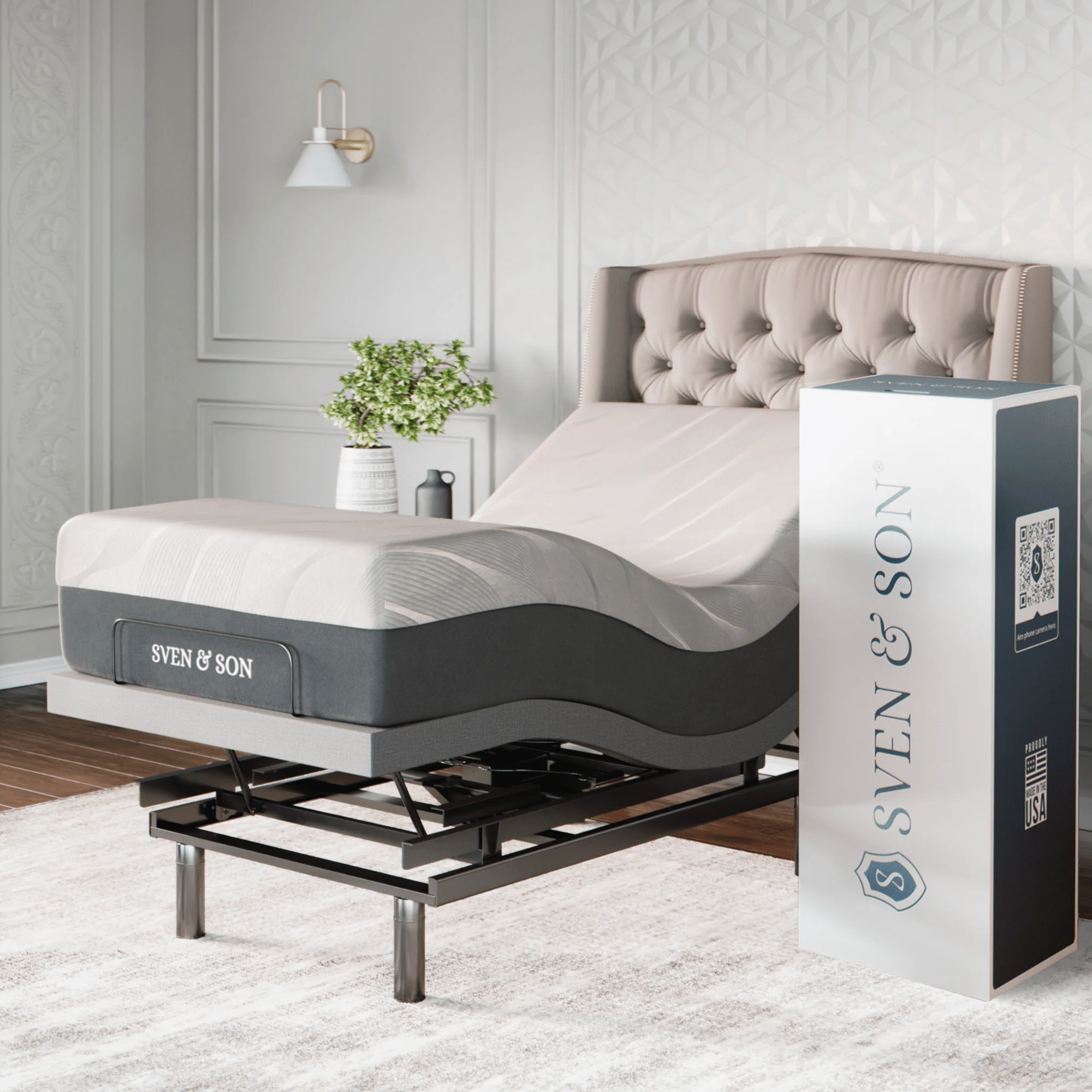 Platinum Series Adjustable Bed Frame + Choice of Mattress Bundle - Image 122