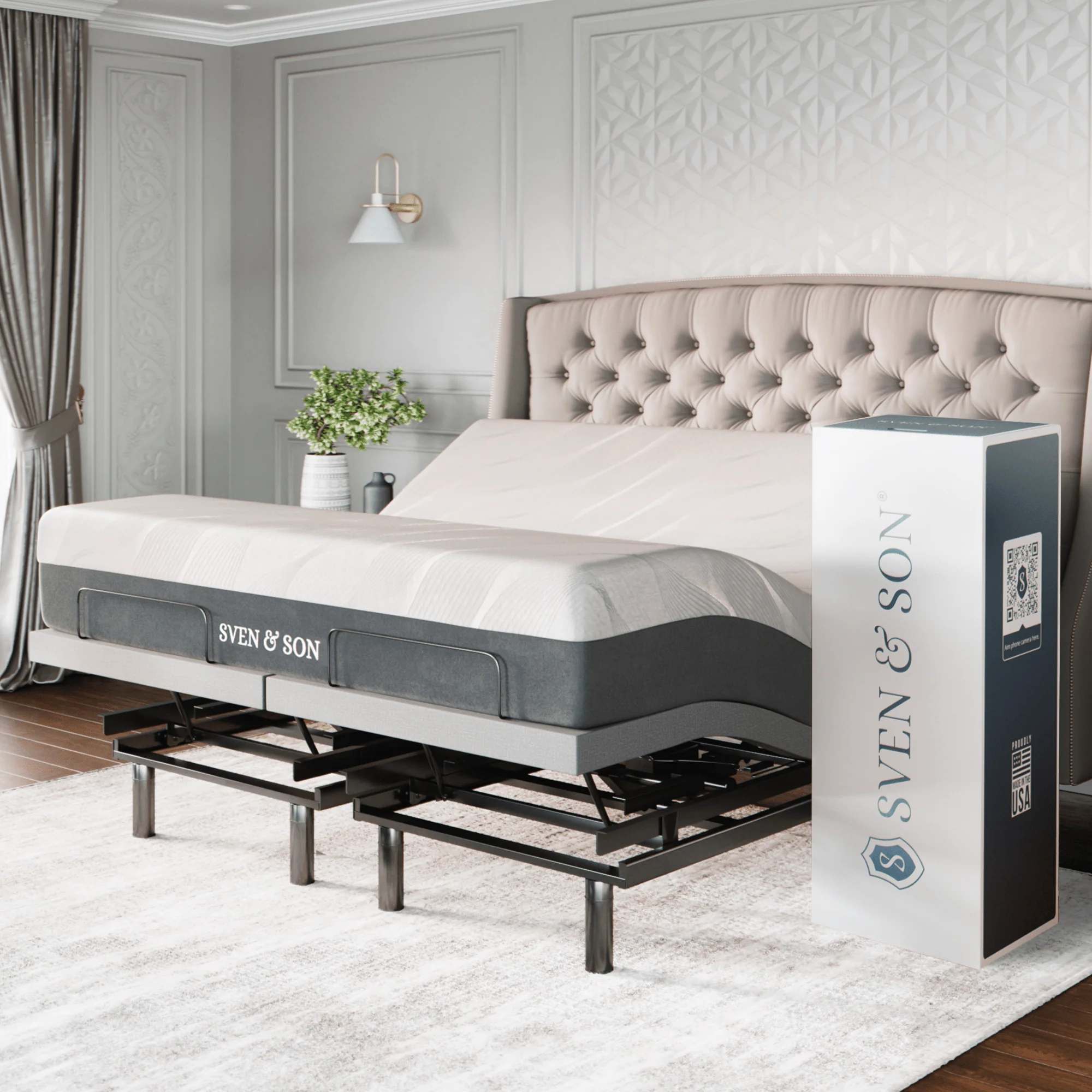 Platinum Series Adjustable Bed Frame + Choice of Mattress Bundle - Image 93